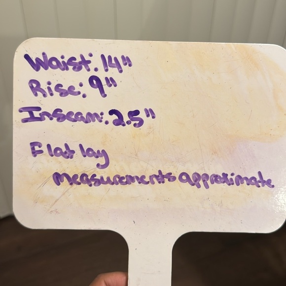 Aerie Blue Chambray Denim Cut Off Pull On Shorts Size XS - Picture 7 of 7